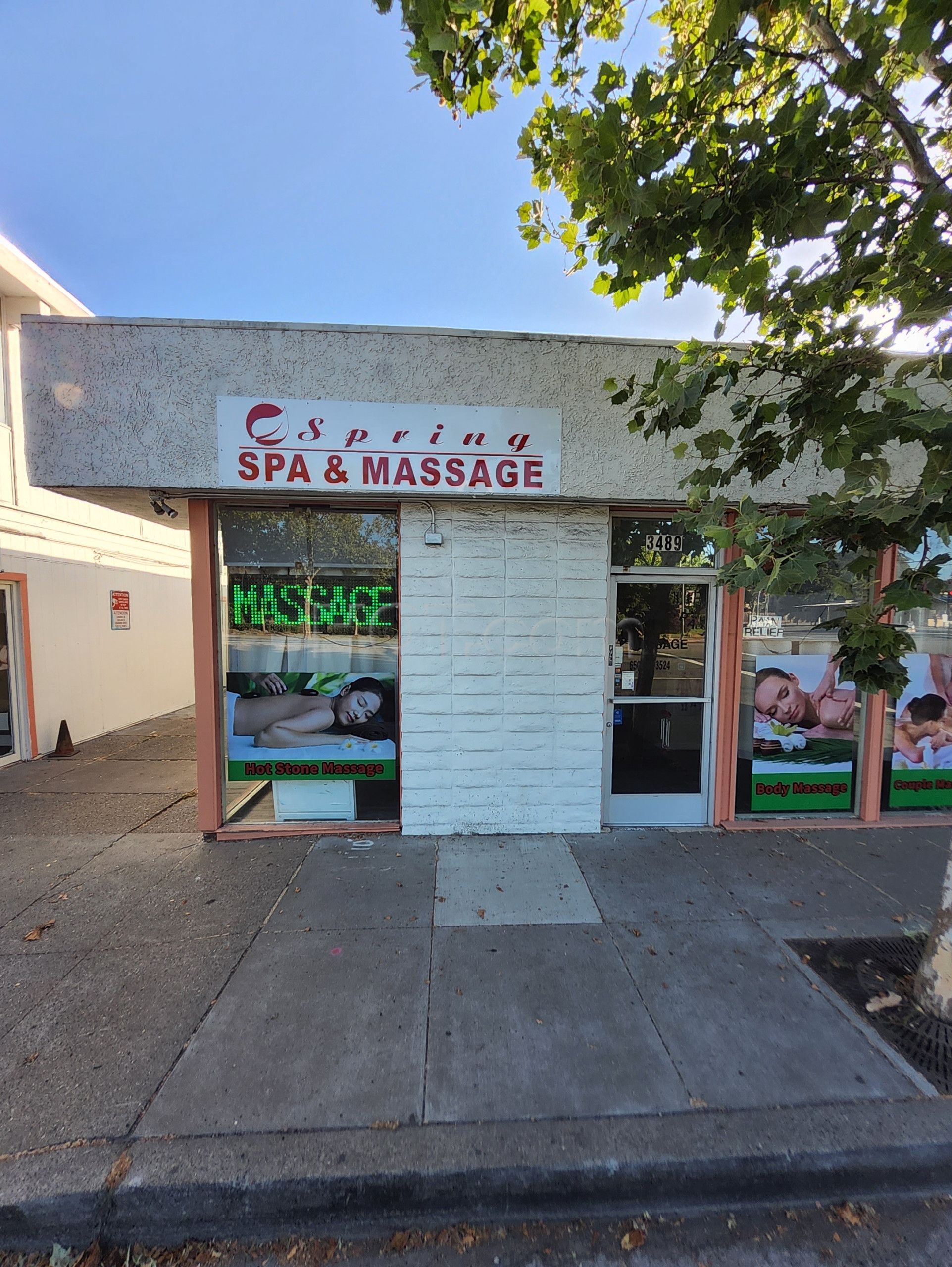 Palo Alto, California Spring Spa & Massage