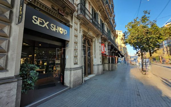 Sex Shops Barcelona, Spain Blue Box