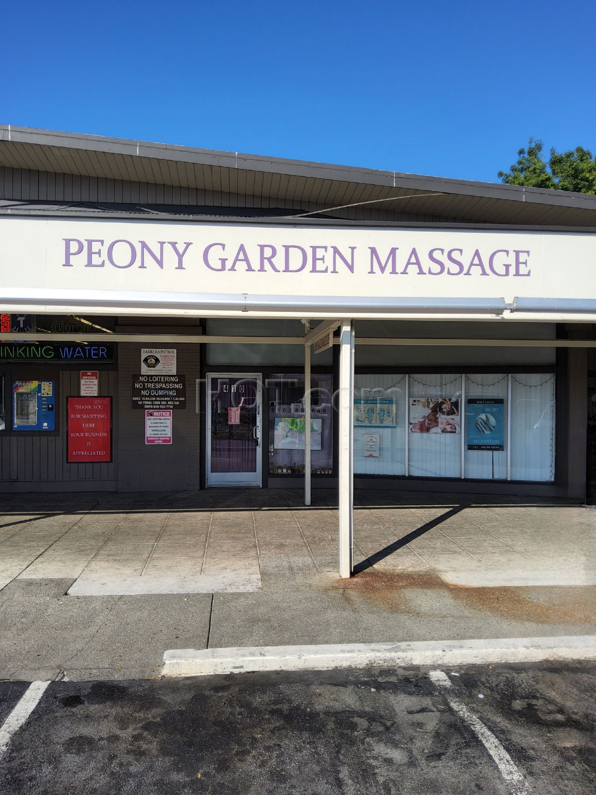 San Mateo, California Peony Garden Massage