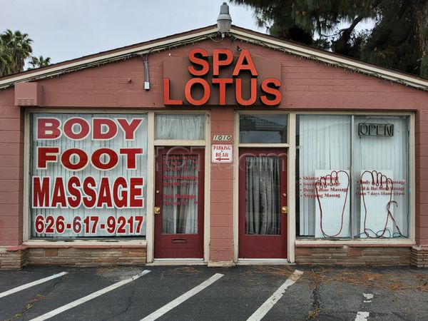 Massage Parlors West Covina, California Lotus Spa