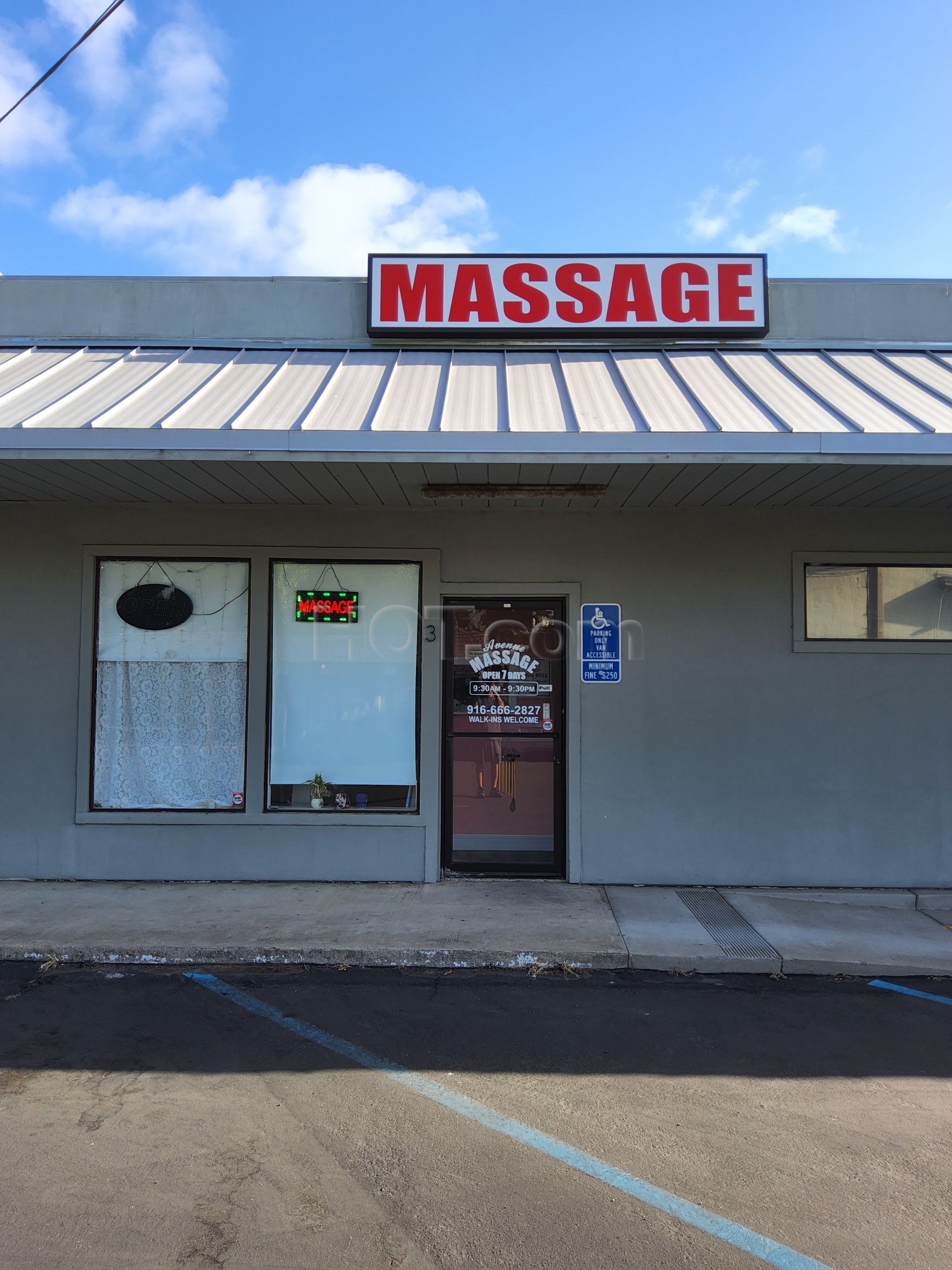 Carmichael, California Avenue Massage