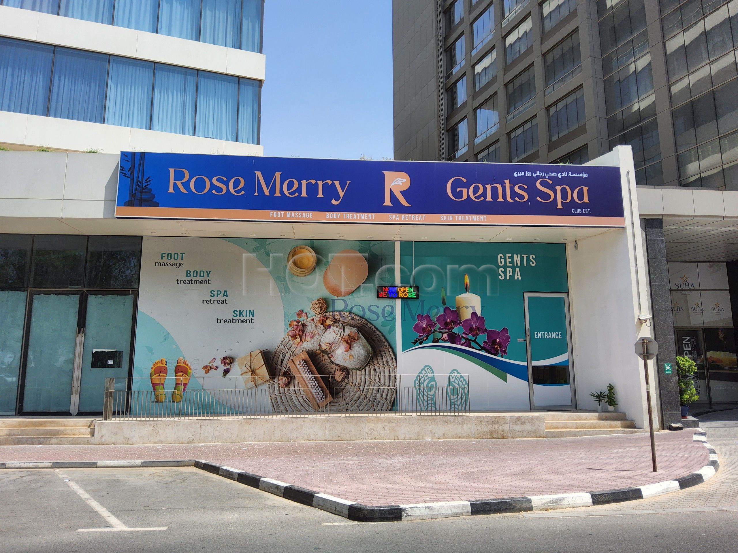 Dubai, United Arab Emirates Rose Merry Gents Spa