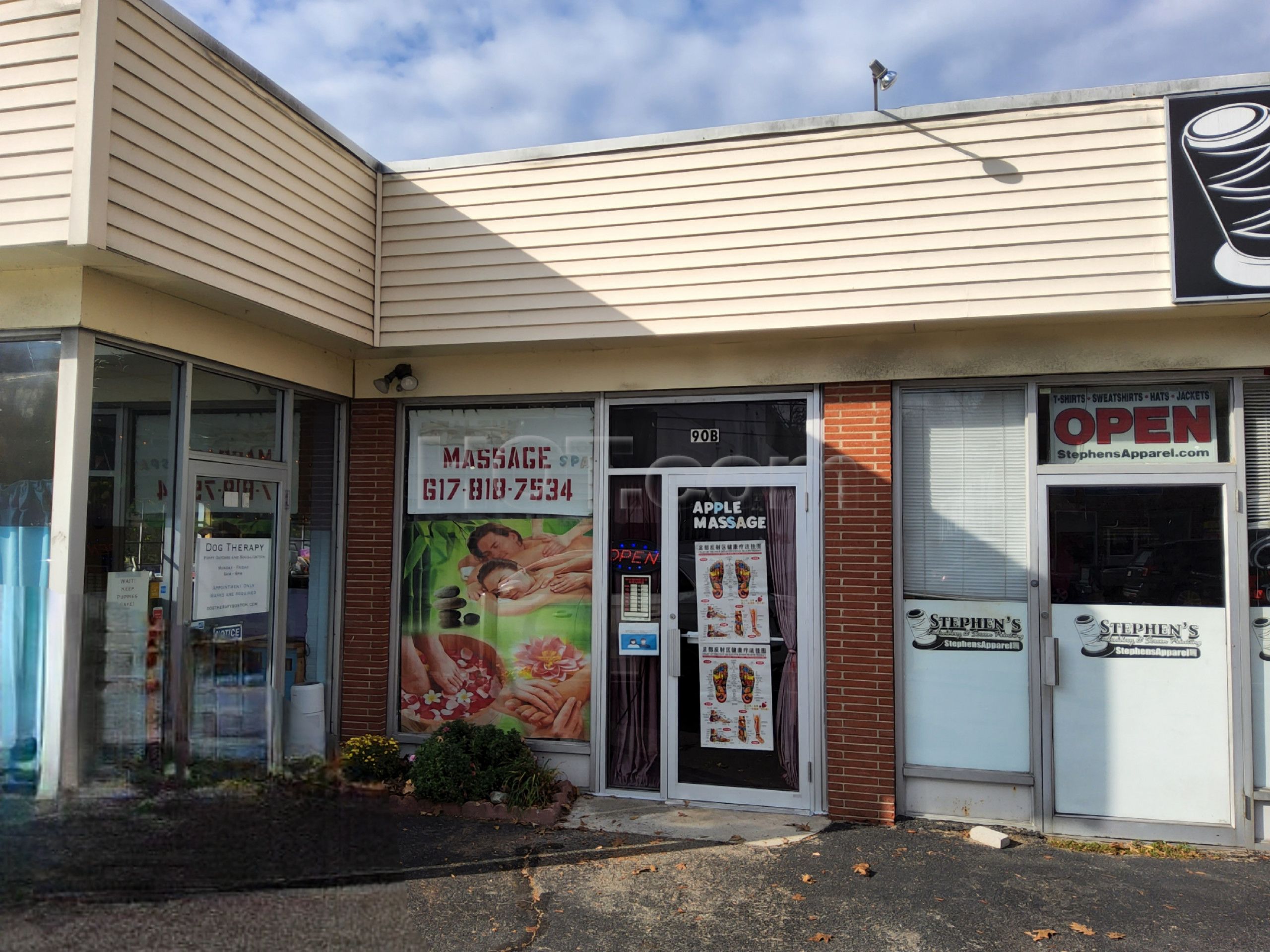 Waltham, Massachusetts Apple Massage Spa