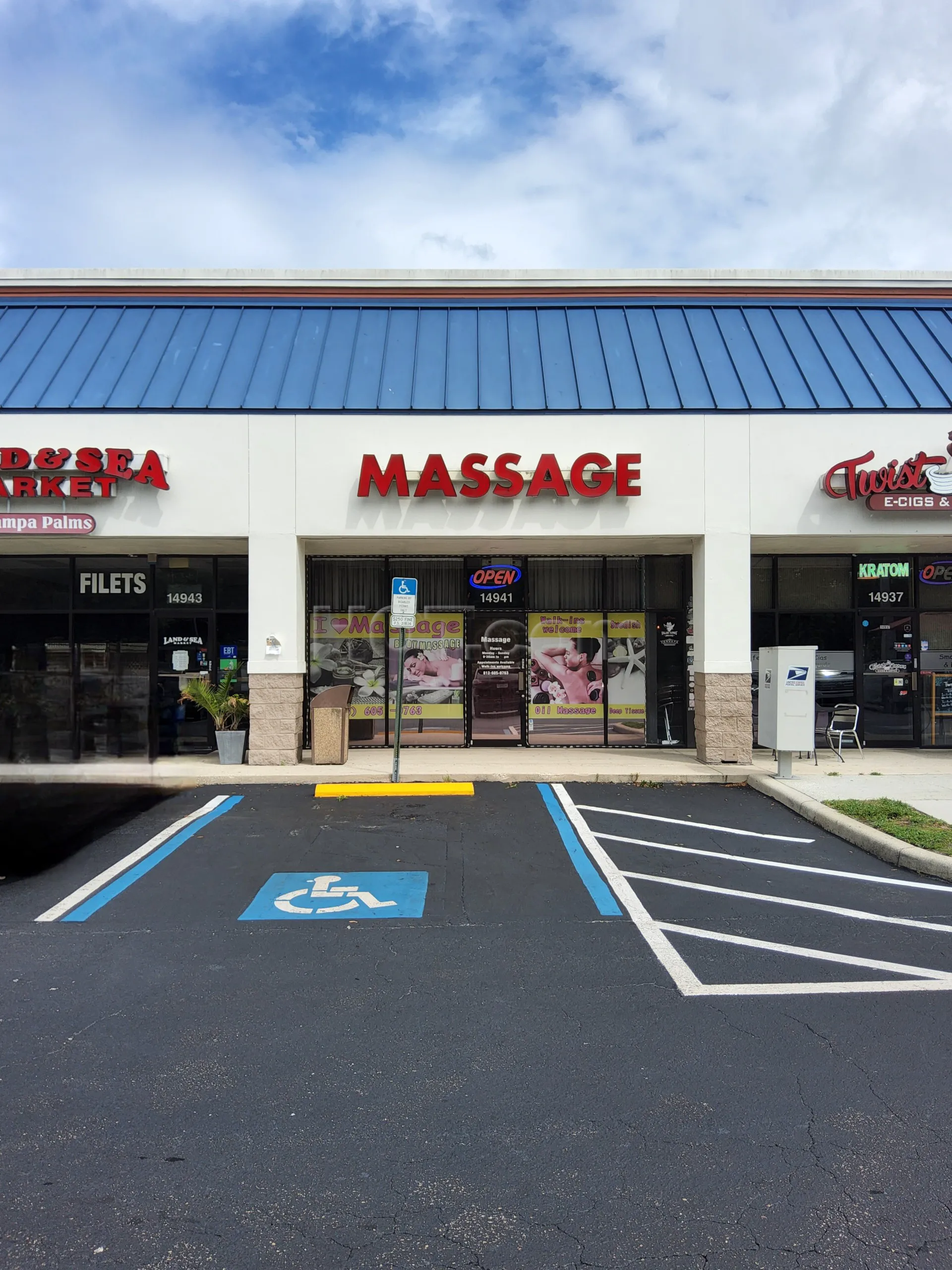 Tampa, Florida I Love a Massage