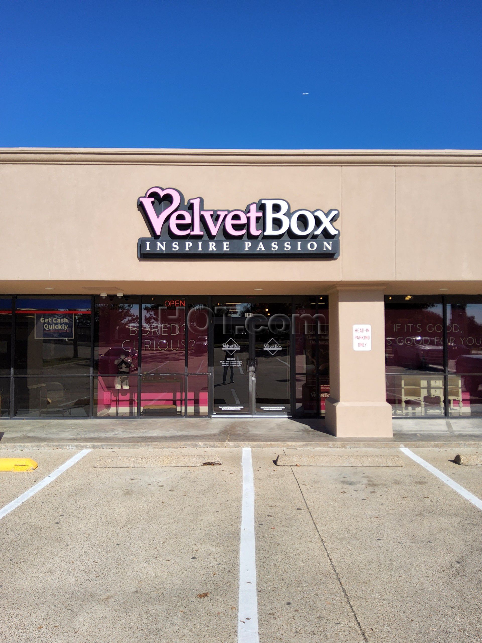 Lewisville, Texas Velvet Box